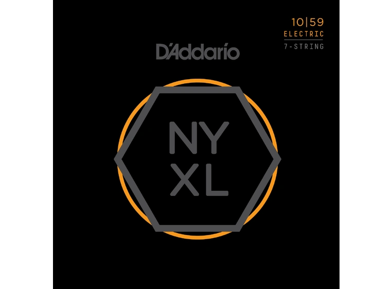 D'addario NYXL1059 El.Gitar 7 strengs 